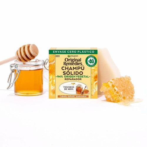 Shampoo Bar Garnier Original  Remedies Tesoros de Miel  (60 g)