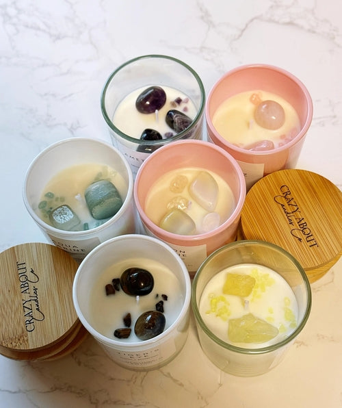 Energy Crystals Scented Candle